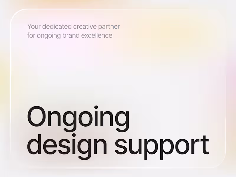 Cover image for Design Support
