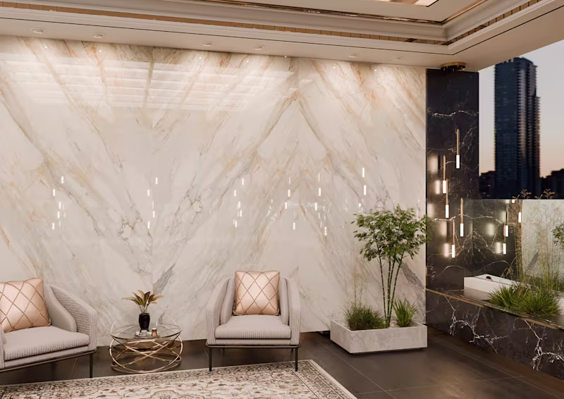 Cover image for Study of Book-Matched Marble & Volumetric Lighting