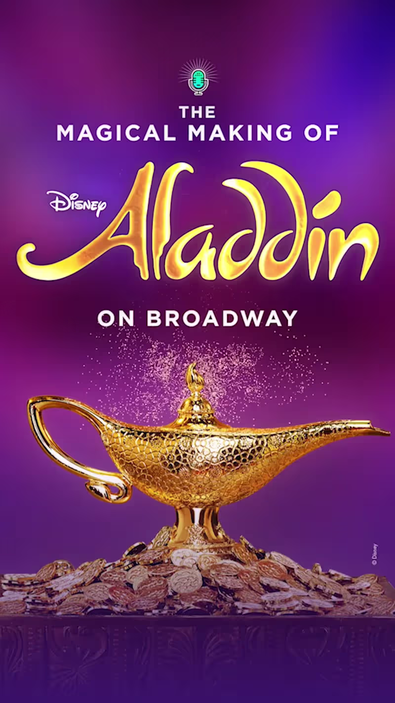 Cover image for Disney Theatricals: Aladdin Podcast Promo 