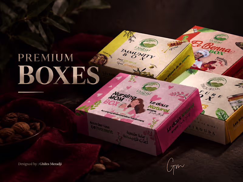 Cover image for Premium boxes collection design -