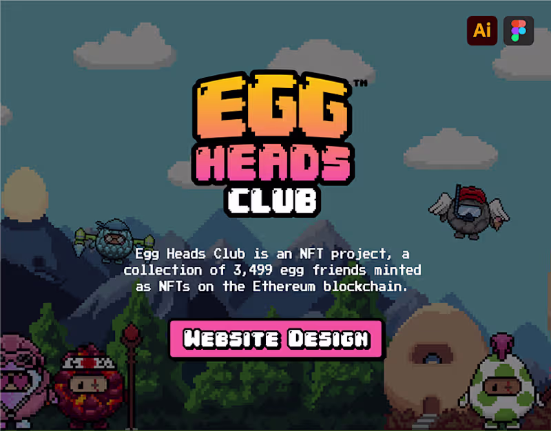 Cover image for Egg Heads Club - Web & Mobile Design