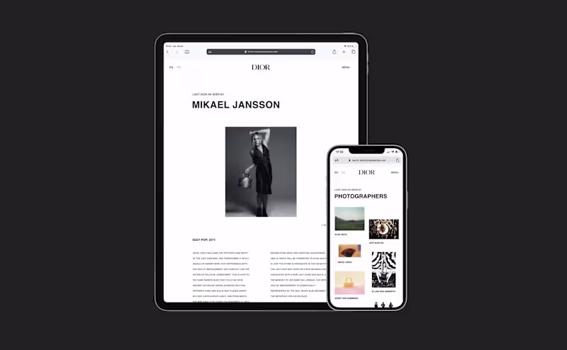 Cover image for Dior - Web Design