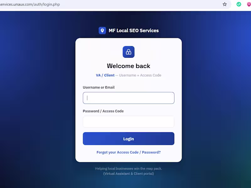 Cover image for Admin Dashboard for Business Management