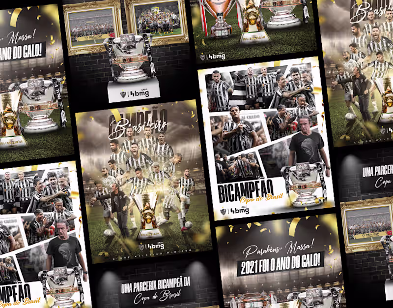 Cover image for Atlético Mineiro - Campeão Brasileiro & Copa do Brasil