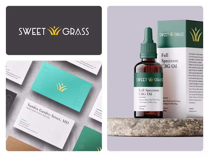 Cover image for SweetGrass • Branding for Cannabis Dispensary