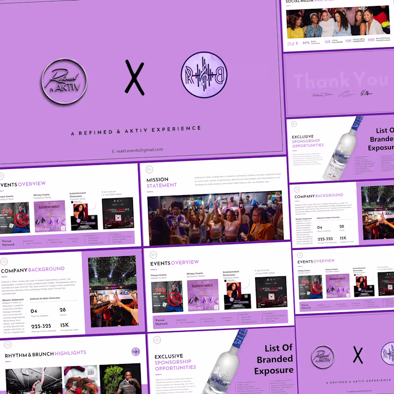 Cover image for Sponsorship Deck Design for Refined-n-Aktiv