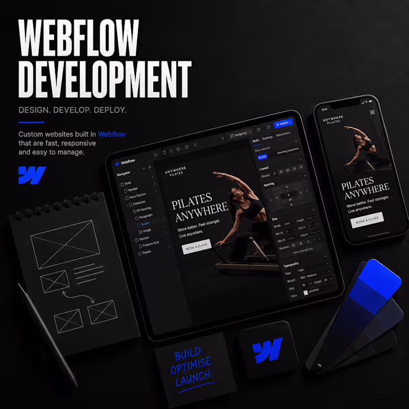 Cover image for Webflow Development & Website Builds