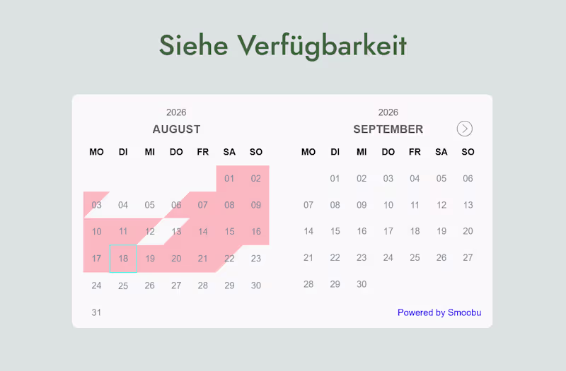 Cover image for Integrated an availability calendar for