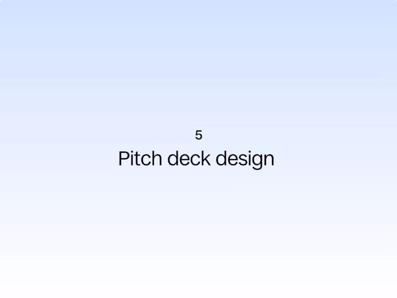 Cover image for Pitch Deck Design