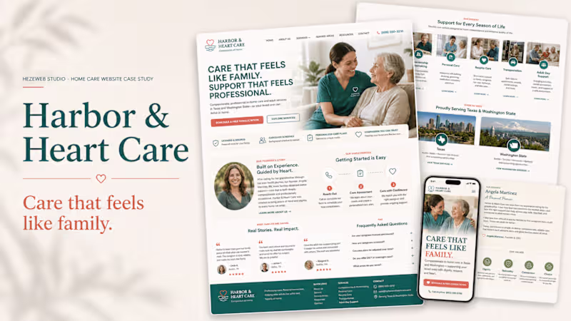 Cover image for Home Care & Adult Services | WordPress Concept