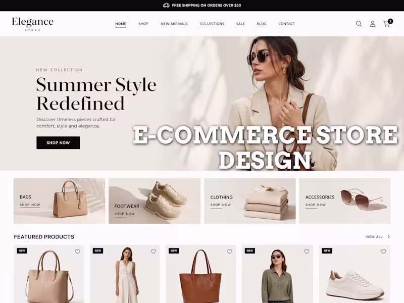 Cover image for High-Converting E-Commerce Store Design