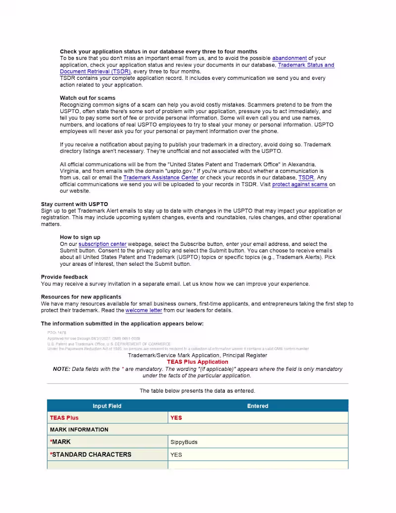 Cover image for Trademark Registration - USA