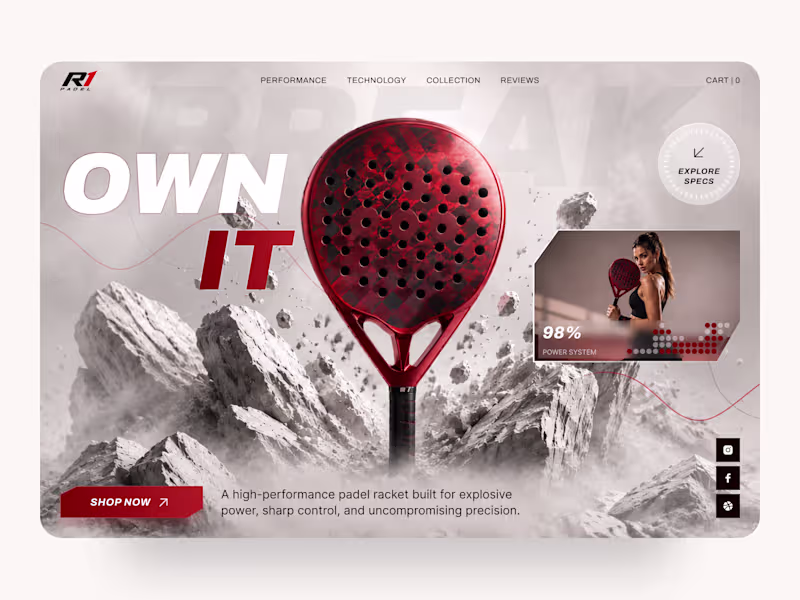 Cover image for R1 Padel — High-Performance Sports