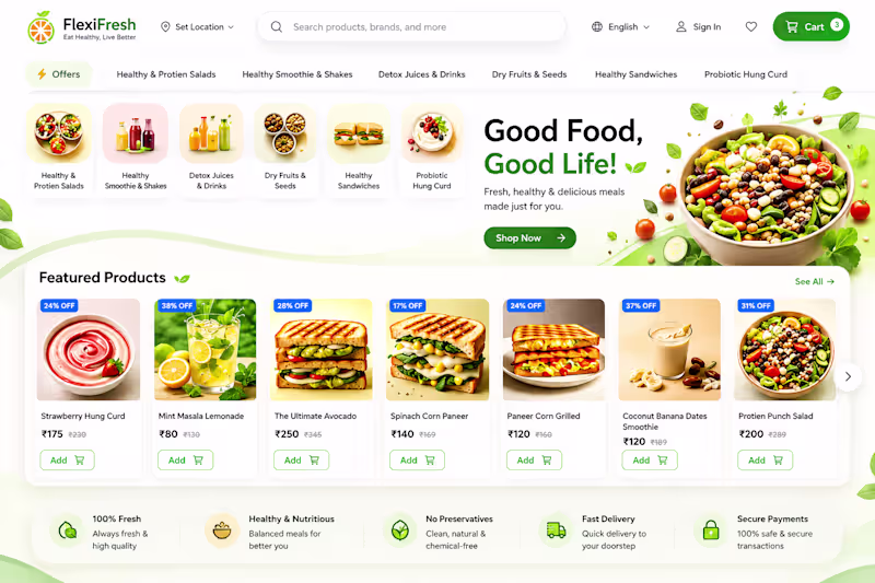 Cover image for Fal Sarovar — Live E-Commerce