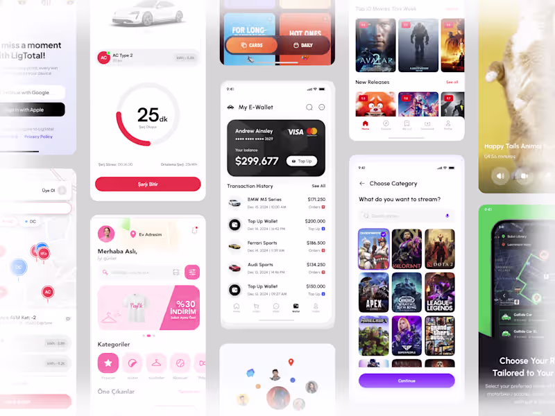 Cover image for Modern Mobile App UI/UX Design
