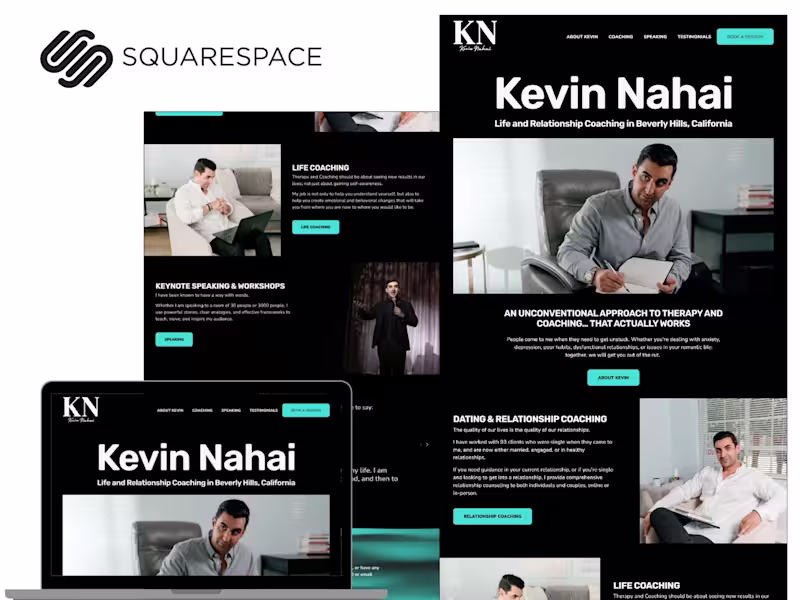 Cover image for Squarespace Website Redesign- Life Coaching and Therapy