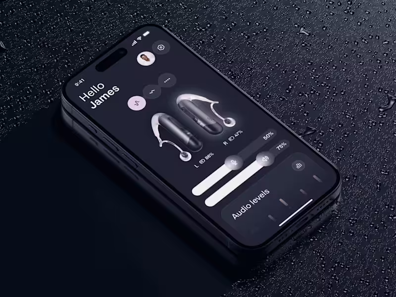 Cover image for 🦻🏻 Mobile design for the care device app | Hyperactive