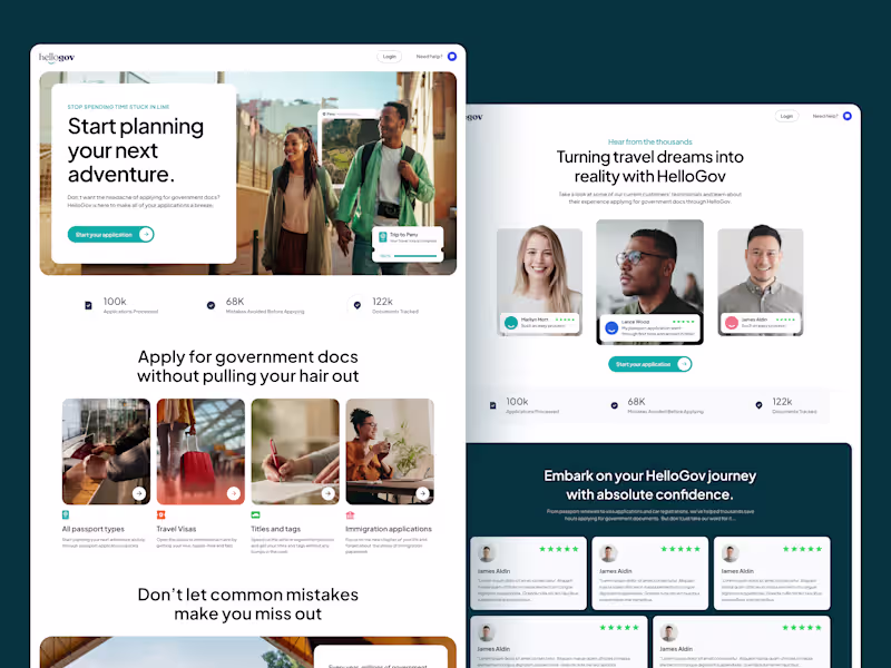 Cover image for Hellogov Web Design