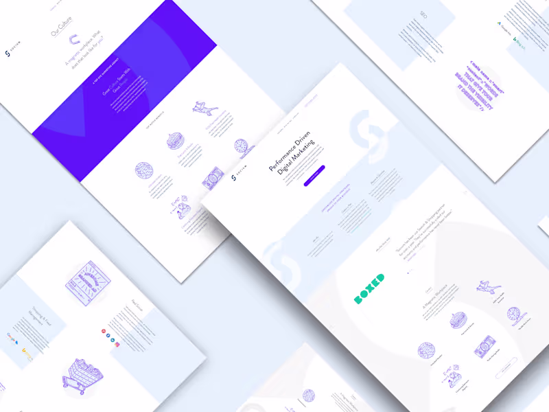 Cover image for Digital Marketing Agency Website | Sketch to WordPress | Divi