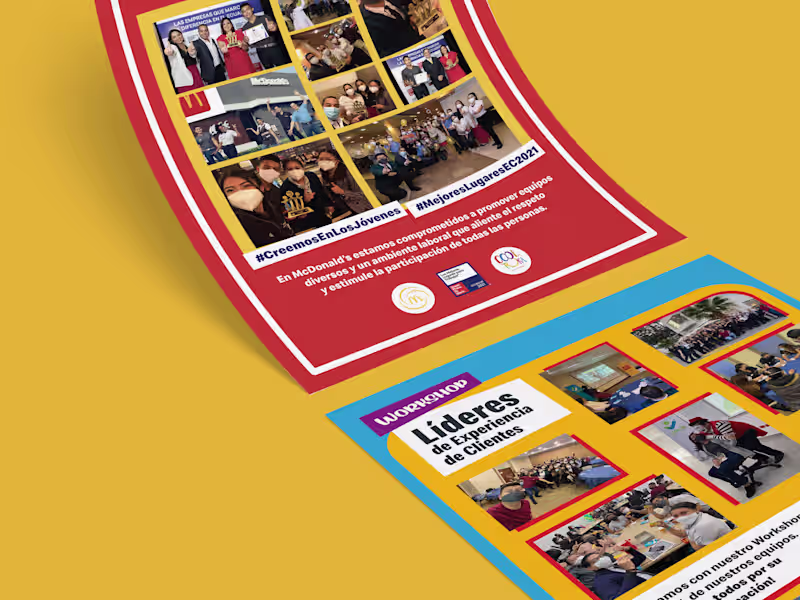 Cover image for McDonald’s Ecuador Internal Social Media Design — Nereiad Studio