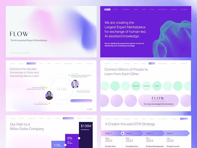 Cover image for Flow - Pitch Deck