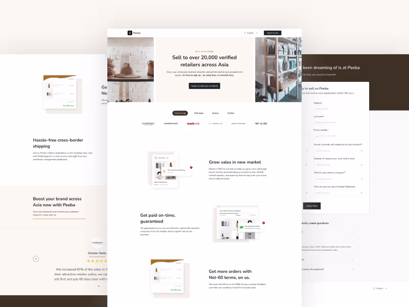Cover image for Peeba Retailer’s Online Shop