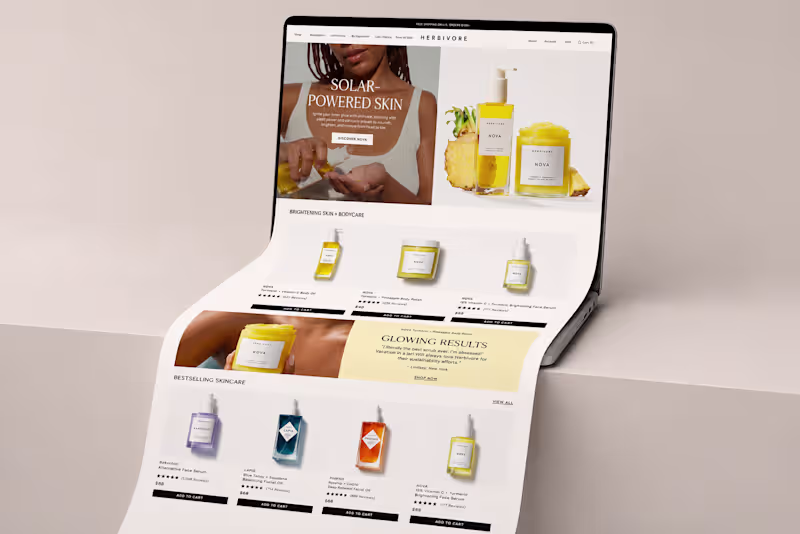 Cover image for Herbivore Skincare  Modern Shopify