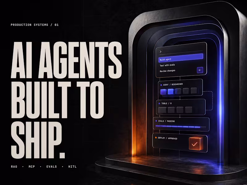 Cover image for Production-ready AI agent or RAG MVP for your startup