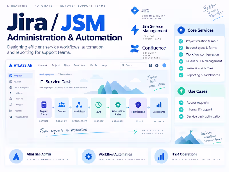 Cover image for Designed and administered Jira and