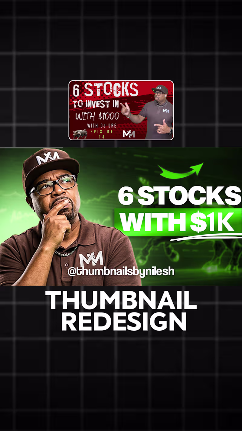 Cover image for Thumbnail redesign

Before: cluttered & unclear
After: