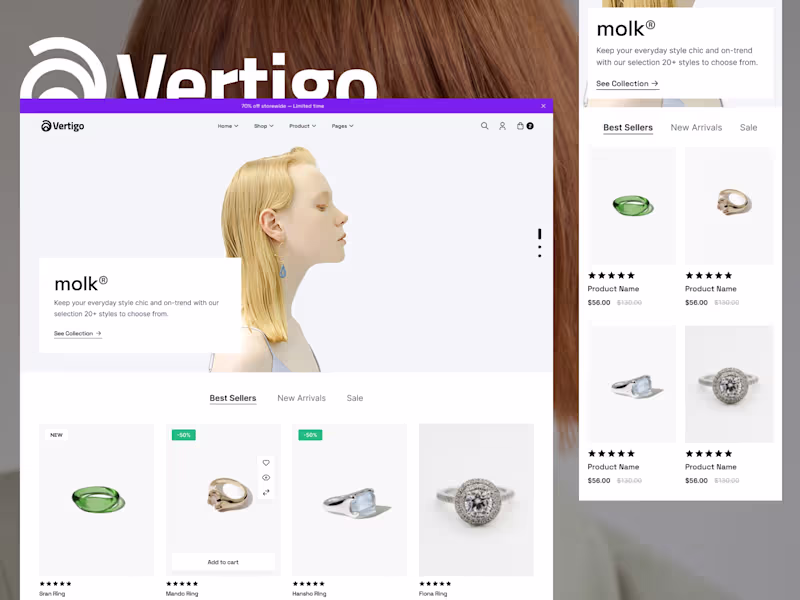 Cover image for Vertigo - Accessory E-commerce