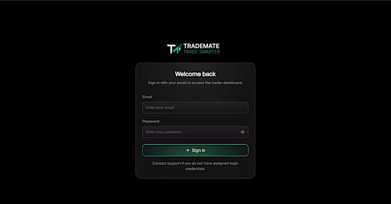 Cover image for TRADE MATE
A modern brokerage platform