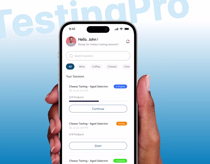 Cover image for Testing Pro |A Smart Tasting & Evaluation Platform
