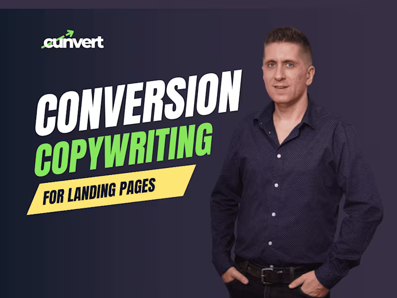 Cover image for Conversion-Focused Landing Page Copywriting