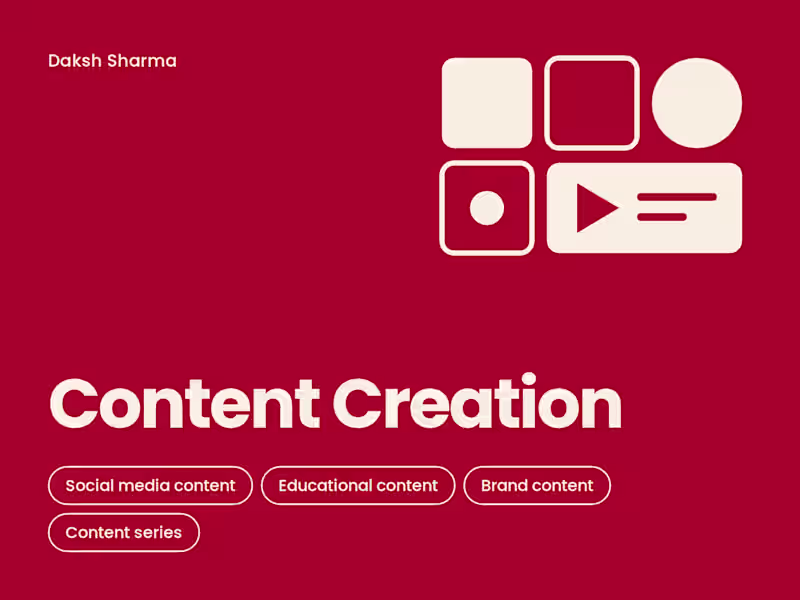 Cover image for Content Creation