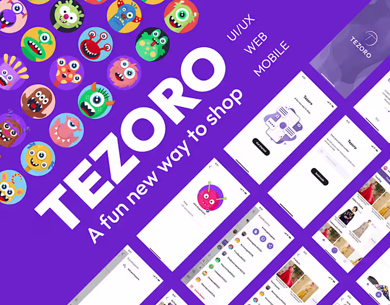 Cover image for Tezoro - UX/UI Design
