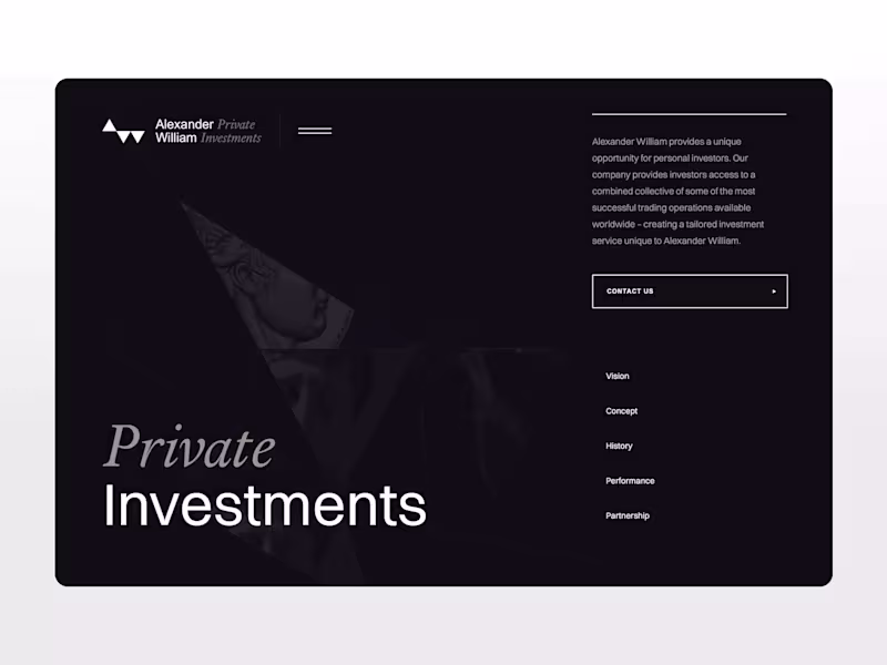 Cover image for Alexander Wiliam Website