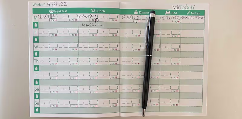 Cover image for Looking for a Diabetic Logbook? Look No Further