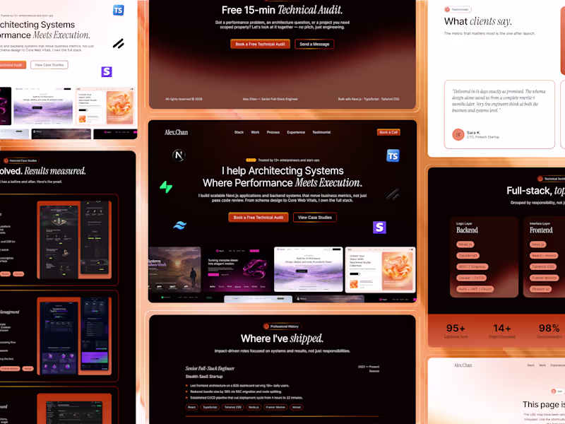 Cover image for Alex Chan - Next JS Template