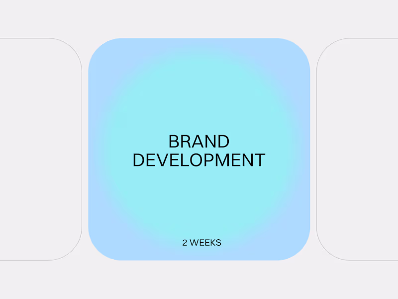 Cover image for Brand Development with One-page Website