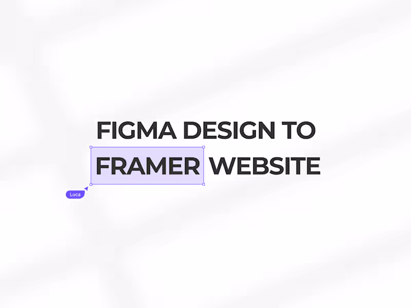 Cover image for Figma to Framer