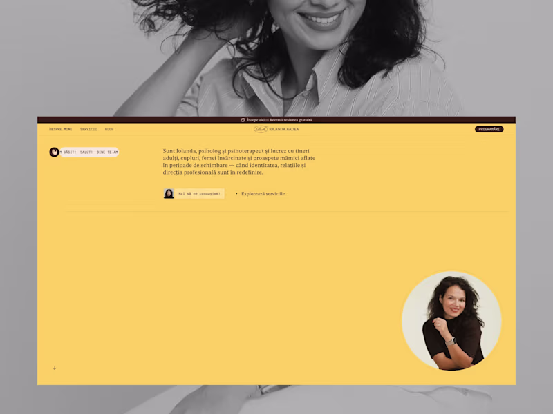 Cover image for Iolanda Badea – Web Design & Build