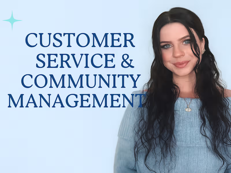 Cover image for Customer Support + Social Media Community Management 
