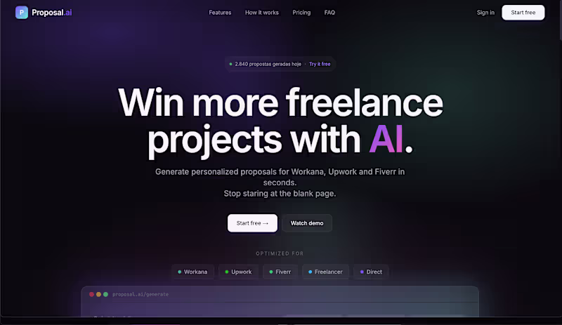 Cover image for Proposal AI is an AI-powered