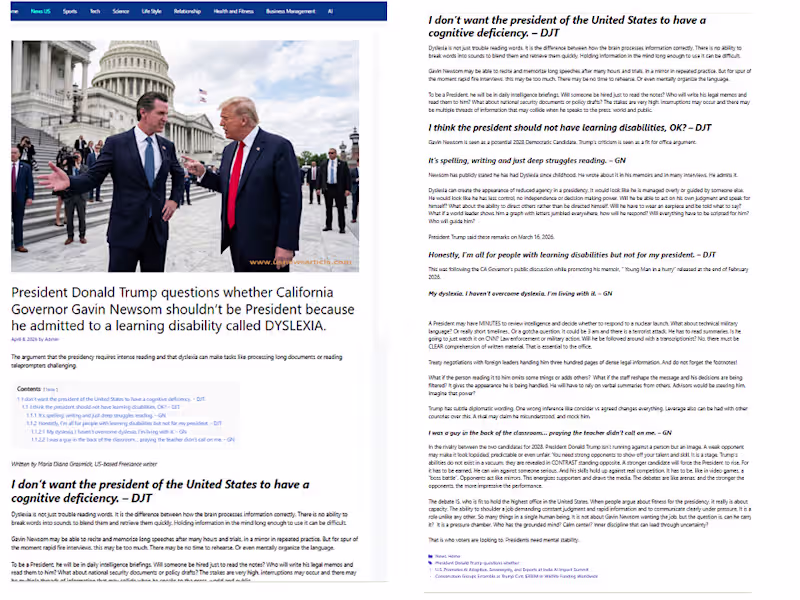 Cover image for Republican Focused Political Articles & Commentary