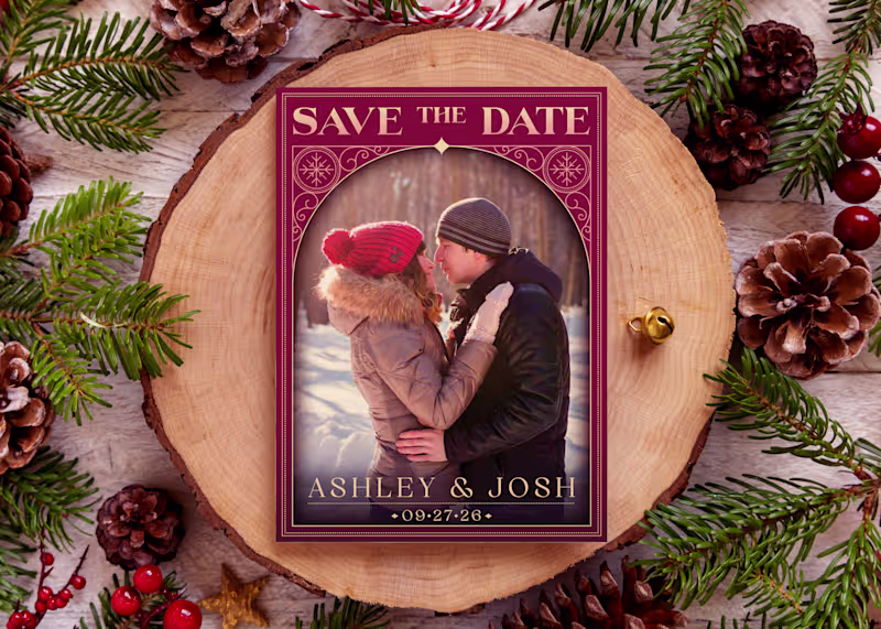 Cover image for Custom Save the Date invitation