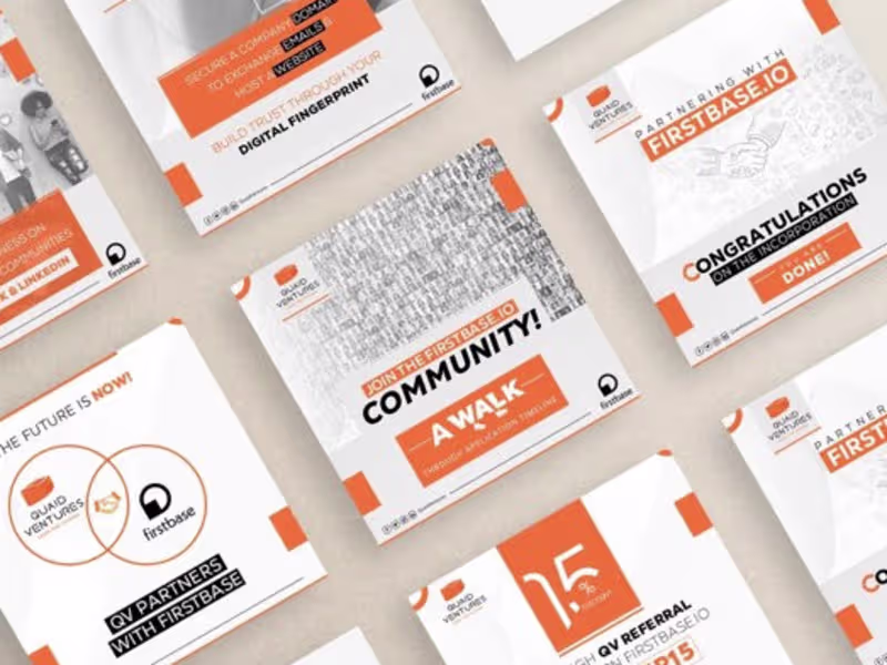 Cover image for Social Media Campaign Design - Quaid Ventures