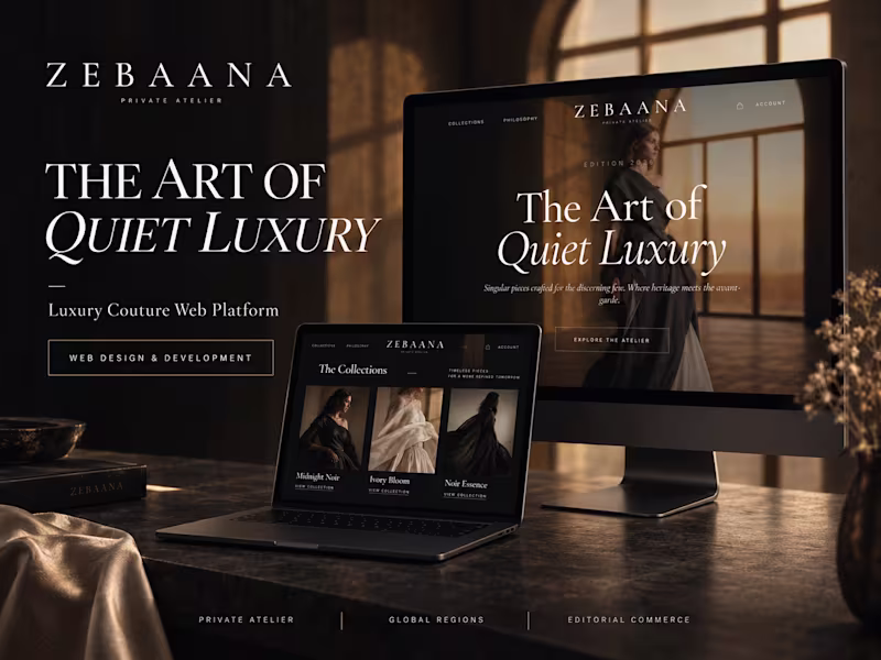 Cover image for Zebaana Luxury E-Commerce Platform Development