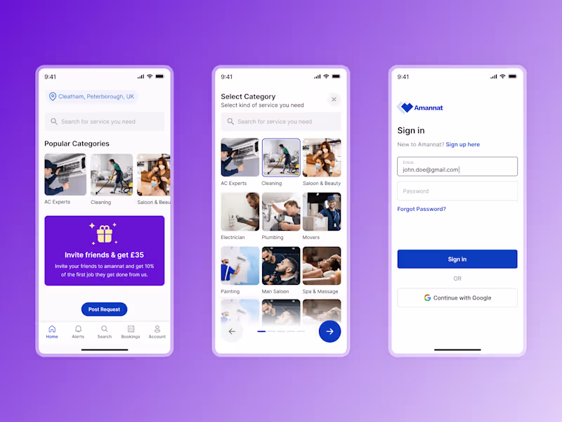 Cover image for Professional Mobile Application Design | Figma UI/UX design