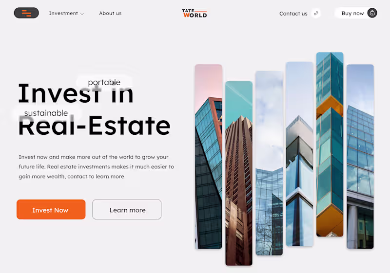 Cover image for Website landing page ui design